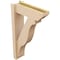 Ekena Millwork 6-in W x 18-in D x 30-in H Funston Slat Rough Cedar Woodgrain TimberThane Outlooker, Primed Tan OUTUR060X18X30FST24RCPR - alternate 4